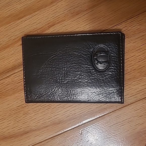 Genuine leather credit card holder made in Italy NWOT - Picture 1 of 3